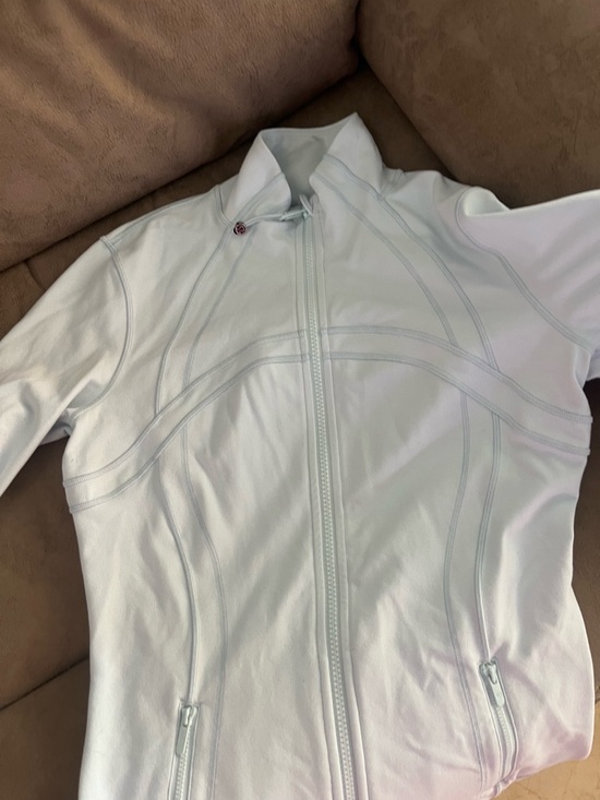 lululemon athletica Tops - lululemon athletica Light blue Zip-Up Hoodie